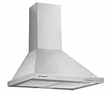 Orbegozo DS 48160 B IN - Cappa aspirante 60 cm, estrazione 630 m3/h, 3 livelli di potenza, motore 190 W, tensione 230 V/50 Hz