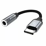 Adattatore da Usb C a Jack 3.5 Aux, Audio Adattatore Jack Usb C per Cuffie, Spinotto Usb C a Cavo Dongle Audio Aux per Samsung Galaxy S21 S20 Ultra S20+ Note 20 10 S10 S9 Plus, Pixel 4 3 2 XL,ipad Pro