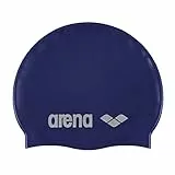 arena Classic Silicone Cuffia Unisex in Silicone, Cuffia Piscina Donna e Uomo, Cuffia Nuoto con Bordo Rinforzato, Cuffia Morbida e Resistente