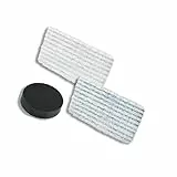 Rowenta ZR005804, Set di 2 Panni in Microfibra e 1 Filtro in Schiuma compatibili con pulitori a Vapore Clean & Steam Revolution, Blu/Bianco
