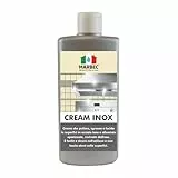 MARBEC CREAM INOX 250GR Crema lucidante che pulisce e sgrassa le superfici in acciaio inox, alluminio. Facile e sicuro nell'utilizzo, non lascia aloni.