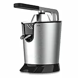 Taurus - Spremiagrumi elettrico a leva, 600 W, motore AC. coni per tutti gli agrumi, filtro regolatore polpa, facile pulizia, senza BPA, versamento continuo