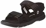 Timberland Governor's Island 3 Strap Sandal, Sandali, Uomo, Nero, 43 EU