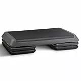 PowrX Step Aerobica Professionale - Grande Step Personalizzabile per Ginnastica in casa e Allenamento Fitness - Step da Esercizi Palestra in Casa Regolabile 3 Livelli - Pedana Fitness
