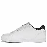 Kappa, Logo Galter 5, Scarpe da Ginnastica, Unisex - Adulto, Bianco White Black, 43 EU