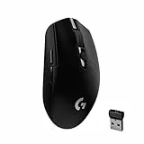 Logitech G305 LIGHTSPEED Mouse Gaming Wireless, Sensore 12K HERO, 12.000 DPI, Design Leggero, 6 Pulsanti Programmabili, Batteria 250 Ore, Memoria Integrata, PC/Laptop - Nero