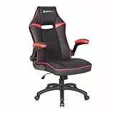 Newskill Nayuki Sedia Gaming Professionale con Schienale 2.5D Braccioli Imbottiti e Regolabile Schienale con Meccanismo di Altalena, Colore: Rosso
