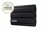 Samsung Memorie T7 Shield MU-PE1T0S SSD Esterno Portatile da 1 T, USB 3.2 Gen 2, 10 Gbps, Nero