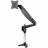 StarTech.com Supporto per Monitor da Scrivania, Braccio per Monitor VESA 32'/49' Ultrawide 8 kg, Staffa Porta Monitor Singolo, Altezza Regolabile/Snodato, Morsetto a C o Vite Passante (ARMPIVOTE2)