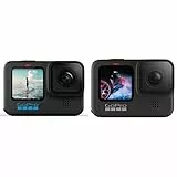 GoPro HERO10 Black - Action Camera impermeabile con LCD anteriore + HERO9 Black - Fotocamera sportiva impermeabile