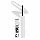 NYX Professional Makeup Eyeliner, Eyeliner Liquido Ultra-Pigmentato, Finish Matte Intenso, No Transfer, Non Scolorisce, Vivid Matte, Bianco