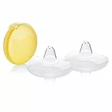 Medela Paracapezzoli Contact, senza BPA, in silicone morbido Sottile, include 2 paracapezzoli e custodia, 20 mm, M
