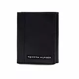 Tommy Hilfiger Men's Leather Cambridge Trifold Wallet,Black,