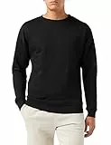 URBAN CLASSICS Felpa Uomo Oversize a Maniche Lunghe, Maglione per l´inverno, Polsini e Vita Elastici, Colore nero, Taglia M