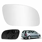 Specchio Esterno In Vetro Per VW Touran 2003-2009, Specchietto retrovisore esterno in vetro di ricambio Specchietto Retrovisore Asferico,vetro Specchietto Retrovisore Riscaldato (Destra)