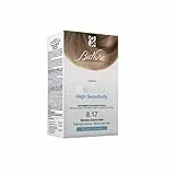 Bionike Shine On High Sensitivity - Trattamento Colorante Capelli N.8.17 Biondo Chiaro Teak, Kit Tinta Alta Tollerabilità Senza Ammoniaca, Dona un Colore Brillante, Copre i Capelli Bianchi