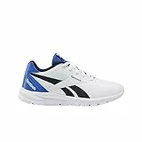Reebok Rush Runner 2.0 Syn, Scarpe da Corsa Bambino, White/Humble Blue/Black, 36 EU
