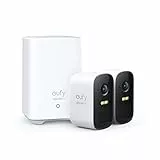 Telecamera wifi esterno batteria eufy Security eufyCam 2C, 180 giorni di durata della batteria, HD 1080p, impermeabilità IP65, visione notturna, compatibile con Alexa, nessun costo mensile