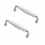 2 maniglie per armadietti, maniglie per armadietti in lega di zinco in ceramica, maniglie per porte per cassetti da cucina, per cassetti, armadio da cucina,(centro foro: 96 mm)