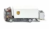 Siku 1997, Man Lorry with Box Body And Tail Lift, 1:50, Metal/Plastic, ups Design, Lowering Loading Area, incl. Accessories