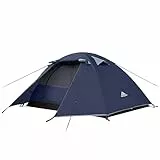 Forceatt Tenda Campeggio 2 Persone, Impermeabile Antivento Tenda a Due Porte, Ultra-Leggero Facile da Installare Tende da Campeggio, per Campeggio, Spiaggia, Arrampicata, Escursionismo
