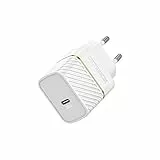 OtterBox EU Caricatore murale GAN USB-C PD 30W, carica Fast Charge per Smartphone e Tablet, resistente a cadute, robusto, ultra durevole, Bianco