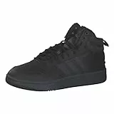adidas Hoops 3.0 Mid Lifestyle Basketball Classic Fur Lining Winterized, Shoes (Football) Uomo, Nero (Core Black/Carbon/Ftwr White), 41 1/3 EU