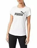 Puma Ess Logo Tee W, Maglietta Donna, Bianco (White), XS