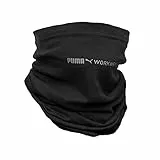 PUMA WORK WEAR Sciarpa multifunzione da uomo e da donna, scaldacollo, antivento, ideale per il lavoro all'aperto, nero, Taglia unica