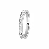 Morellato Anello da donna, Collezione Love Rings, in acciaio e cristalli - SNA41