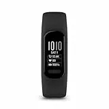 Garmin vívosmart 5, Smartband, Activity Tracker, Cardio, SpO2, GPS Smartphone, Passi, Calorie, Stress, 15 Sport, Rilevamento Incidenti, Display OLED, Notifiche (Black, 217 mm)