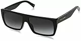 Marc Jacobs Marc Icon 096/s 807/9O Sunglasses Acetate, Standard, 57 Occhiali, Nero (Black/Grey), Unisex-Adulto