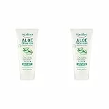 Equilibra Viso, Aloe Crema Viso, Crema Viso Idratante e Lenitiva a Base di Aloe Vera per Pelli Sensibili, Delicata, Protettiva, Si Assorbe Velocemente Senza Ungere, 75 ml (Confezione da 2)