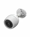 EZVIZ Telecamera Wi-Fi Esterno FHD 1080p, Telecamera IP di Sorveglianza, Videocamera di Sorveglianza da Esterno con Visione Notturna a 30m, Rilevamento di Movimento, Funziona con Alexa Modello C3TN