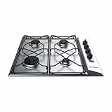 Indesit PAA 642 IX/I Piano cottura a gas, 4 fuochi, Acciaio inossidabile