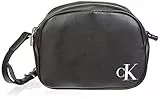 Calvin Klein Jeans Sleek Camera Bag20 Solid, Borsa Donna, Nero, One Size