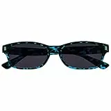 The Reading Glasses Company Blu Tartaruga Lettori Sole Uv400 Uomo Donna S10-3 +1,00 - 50 Gr