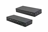 i-tec USB-C 3x4K Docking Station Universale 2X DisplayPort 1x HDMI 1x GLAN 3X USB 3.1 1x USB-C per Data 1x Audio/Mic Power Delivery 85W per Windows MacOS Thunderbolt 3 Compatibile