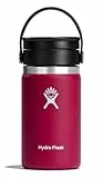 HYDRO FLASK - Tazza per caffè da viaggio da 354 ml - Tazza da viaggio in acciaio inossidabile con isolamento sottovuoto con tappo Flex Sip antigoccia - Senza BPA - Imboccatura larga - Snapper