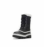 Sorel Caribou Stivali da neve impermeabili da donna, Nero (Black x Stone), 39 EU