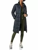 Amazon Essentials Cappotto Lungo con Imbottitura Leggera Donna, Nero, L