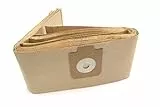 vhbw 10 sacchetto carta compatibile con aspirapolvere aspiraliquidi Nilfisk/Alto GD 930 G Panther, GD 930 S 2 Cubic, GD930, GD930 Panther, GD936