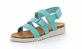 Kickers Alana Kid, Sandali Bambina, Azzurro, 29 EU