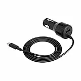 Amazon Basics - Caricabatterie USB-C (18W) con Power Delivery, USB-A (12 W) e cavo, Nero