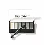 Technic Smokey Palette ombretti - 6 sfumature lucide e opache ricche di pigmenti, professionali, a lunga durata e facili da miscelare - trucco occhi fumosi effetto smokey - fFacili da usare e a lunga durata, sfumature di grigio, argento e carbone - 7,2 gr