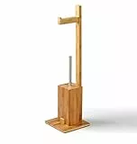 MSV Scopino WC con Portarotoli Madera