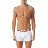 Diesel Umbx-damienthreepack, Boxer Uomo, Bianco (E4124-0ddai), L (Pacco da 3)