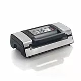 Laica VT3120 Macchina Sottovuoto per Alimenti, Automatica, Doppia Pompa, Acciaio, 20L/min, Larghezza massima sacchetti 30 cm 20.6x40x12cm