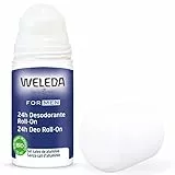Weleda For Men Deo Roll-on, deodorante roll senza sali d'alluminio, dalla raffinata e fresca fragranza maschile, per 24h di efficacia e protezione (1X50 ml)