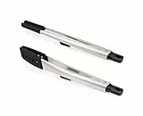 Joseph Joseph Elevate Fusion 2 Pinze da Cucina e Chef, per Spaghetti, Barbecue, Accessori in Silicone senza BPA, Antiaderente, Resistente al Calore, Manico in Acciaio Inox, Poggia Utensili Integrato